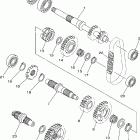 Wolverine 450 4WD YFM45FXW Трансмиссия
