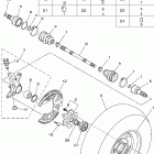 Grizzly 700 4WD EPS YFM7FGPX-D Переднее колесо