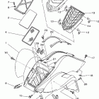 Raptor 50 YFM50RV Переднее крыло