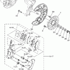 YFZ450V-B Передний тормозной суппорт