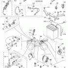 Grizzly 350 YFM35GX Электрика 1