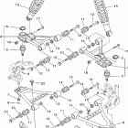Kodiak 400 4WD YFM4FAV-B Передняя подвеска колес
