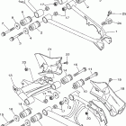 Grizzly 700 4WD YFM7FGPX-C Бугель (задний рычаг)