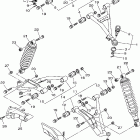 Grizzly 700 4WD YFM7FGPX-C Передняя подвеска колес