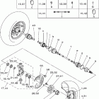 Big Bear 400 4WD YFM40FBX Переднее колесо