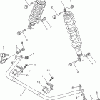 Grizzly 700 4WD YFM7FGPX-C Задняя подвеска