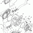 Bruin 350 YFM35BAV Крышка картера двигателя