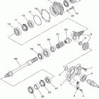 Wolverine 450 4WD YFM45FXW Промежуточный ведущий вал