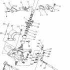 Grizzly 700 4WD YFM7FGPX-C Рулевое управление