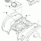 Grizzly 700 4WD YFM7FGPX-C Заднее крыло