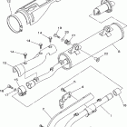 Kodiak 400 4X4 Выхлопная система