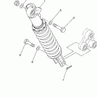 YFZ450V-B Задняя подвеска