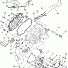 Wolverine 450 4WD YFM45FXW Крышка картера двигателя