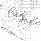 Grizzly 700 4WD YFM7FGX-B Заднее колесо 2