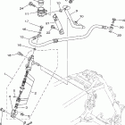 YFZ450V-B Задний торм цилиндр