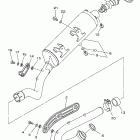 YFZ450V-B Выхлопная система