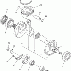 YFZ450V-B Коленчатый вал и Поршень