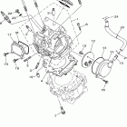 Grizzly 700 4WD EPS YFM7FGPW-B Головка цилиндра