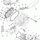 Kodiak 400 4WD YFM4FAV-B Крышка картера двигателя