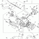 Grizzly 700 4WD EPS YFM7FGPW-B Корпус дроселя в сборе