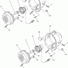 Big Bear 400 4WD YFM40FBW-B Фара