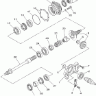 Kodiak 400 4WD YFM4FAV-B Промежуточный ведущий вал