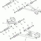 Kodiak 400 4WD YFM4FAV-B Бугель (задний рычаг)