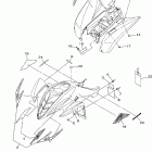 Raptor 350 YFM35RW-B Наклейки 1