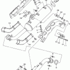 Grizzly 700 4WD EPS YFM7FGPW Выхлопная система