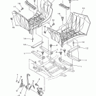 WOLVERINE 450 4X4 SPORT YFM45FXW Подножки