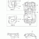 Grizzly 700 4WD EPS YFM7FGPW-D Наклейки 1