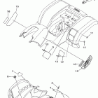 Grizzly 80 YFM80GW Наклейки 1