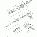 WOLVERINE 450 4X4 SPORT YFM45FXW Промежуточный ведущий вал