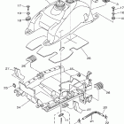 Grizzly 660 4WD YFM66FAV-D Топливный бак