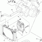 Kodiak 400 4WD YFM4FAV-B Радиатор и Патрубки