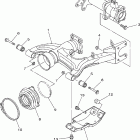 Wolverine 350 YFM35XV Бугель (задний рычаг)