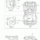 Grizzly 700 4WD EPS YFM7FGPW Наклейки 1