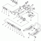 Blaster 200 YFS200T Бугель (задний рычаг)
