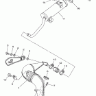Blaster 200 YFS200T Выхлопная система