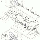 Blaster 200 YFS200T Заднее колесо
