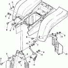 Blaster 200 YFS200T Заднее крыло