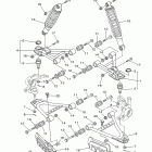 KODIAK 400 4WD HUNTER YFM4FAHV Передняя подвеска колес