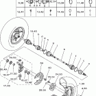 Bruin 350 4WD YFM35FAV Переднее колесо