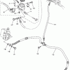 YFZ450V-B Главный тормозной цилиндр,передний