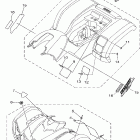 Grizzly 80 YFM80GV-B Наклейки 1