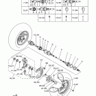 KODIAK 400 4WD HUNTER YFM4FAHV Переднее колесо