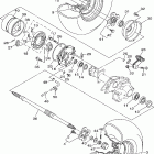 Big Bear 400 4WD YFM40FV Заднее колесо