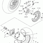 Blaster 200 YFS200T Переднее колесо