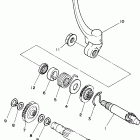 Blaster 200 YFS200T Муфта стартера