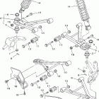 Big Bear 400 4WD YFM40FV Передняя подвеска колес